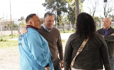 FERNANDO GRAY VISITÓ EL CLUB SOCIAL Y DEPORTIVO SAN MARTÍN