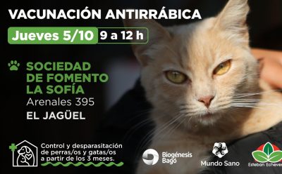 JORNADA DE VACUNACIÓN ANTIRRÁBICA EN EL JAGÜEL