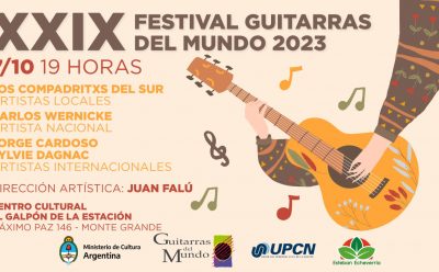 ESTE SÁBADO LLEGA A ESTEBAN ECHEVERRÍA LA XXIX EDICIÓN DEL FESTIVAL GUITARRAS DEL MUNDO