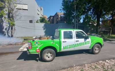 EL MUNICIPIO DE ESTEBAN ECHEVERRÍA REALIZÓ NUEVOS OPERATIVOS DE FUMIGACIÓN