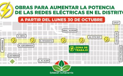 ESTEBAN ECHEVERRÍA: EDESUR INICIA LAS OBRAS PARA AUMENTAR LA CAPACIDAD DE POTENCIA DE LAS REDES ELÉCTRICAS EN EL DISTRITO