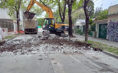 AVANZAN LOS TRABAJOS DE BACHEO EN HORMIGÓN