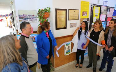 EL JAGÜEL: FERNANDO GRAY PARTICIPÓ DEL ACTO DE IMPOSICIÓN DE NOMBRE DEL JARDÍN DE INFANTES N° 923