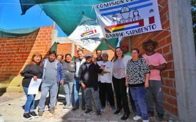 9 DE ABRIL: FERNANDO GRAY VISITÓ INSTITUCIONES SOCIALES DEL BARRIO SARMIENTO