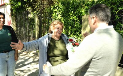 FERNANDO GRAY VISITÓ EL BARRIO SAN NORBERTO DE MONTE GRANDE