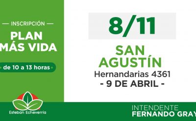 CONTINÚAN LAS JORNADAS DE INSCRIPCIÓN AL PLAN MÁS VIDA EN EL DISTRITO