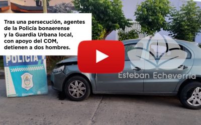 LUIS GUILLÓN: DOS HOMBRES DETENIDOS POR ROBAR UN VEHÍCULO