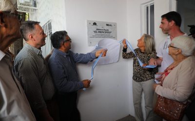 FERNANDO GRAY PARTICIPÓ DE LA INAUGURACIÓN DE LA NUEVA SEDE DE LA BIBLIOTECA POPULAR EL PRINCIPITO