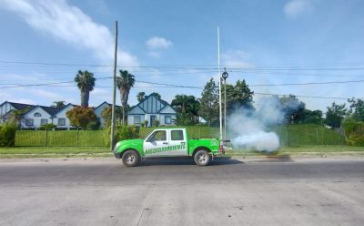 TRABAJOS DE FUMIGACIÓN EN LUIS GUILLÓN Y MONTE GRANDE SUR
