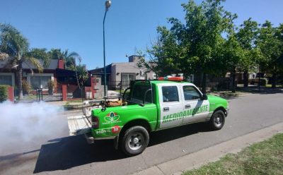 EL MUNICIPIO REALIZÓ TAREAS DE FUMIGACIÓN EN 9 DE ABRIL Y MONTE GRANDE