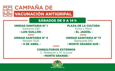 NUEVA JORNADA DE VACUNACIÓN ANTIGRIPAL