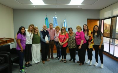 FERNANDO GRAY RECIBIÓ A REPRESENTANTES DE LA IGLESIA SAN JORGE