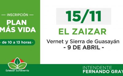 NUEVA JORNADA DE INSCRIPCIÓN AL PLAN MÁS VIDA