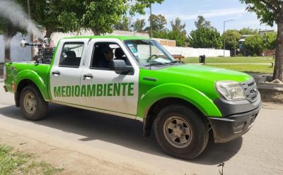 NUEVAS TAREAS DE FUMIGACIÓN EN ESTEBAN ECHEVERRÍA