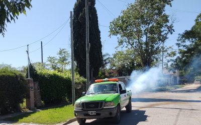 TRABAJOS DE FUMIGACIÓN EN MONTE GRANDE Y EL JAGÜEL