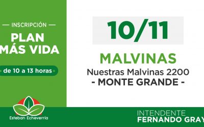 NUEVA JORNADA DE INSCRIPCIÓN AL PLAN MÁS VIDA