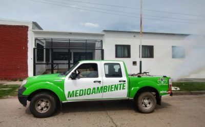 CONTINÚAN LAS TAREAS DE FUMIGACIÓN EN ESTEBAN ECHEVERRÍA