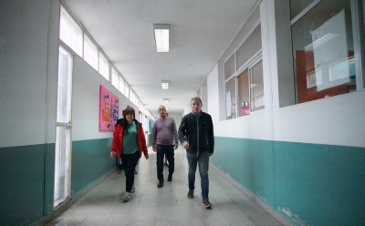 FERNANDO GRAY RECORRIÓ ESPACIOS AFECTADOS POR EL TEMPORAL