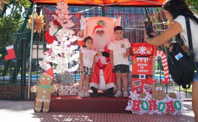 PAPÁ NOEL EN LA PLAZA MITRE