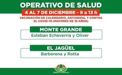 CONTINÚAN LOS OPERATIVOS TERRITORIALES DE SALUD EN ESTEBAN ECHEVERRÍA