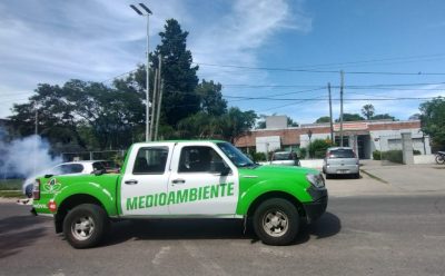 EL MUNICIPIO DE ESTEBAN ECHEVERRÍA REALIZÓ NUEVOS OPERATIVOS DE FUMIGACIÓN EN LUIS GUILLÓN