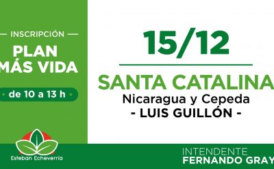 NUEVA JORNADA DE INSCRIPCIÓN AL PLAN MÁS VIDA