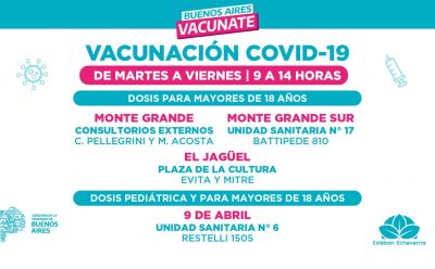 CONTINÚA LA CAMPAÑA DE VACUNACIÓN CONTRA EL COVID-19