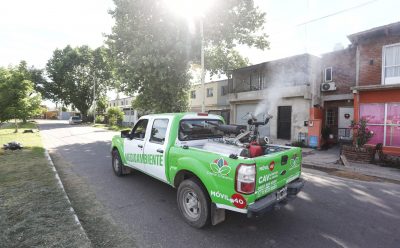 EL MUNICIPIO DE ESTEBAN ECHEVERRÍA CONTINÚA CON LAS TAREAS DE FUMIGACIÓN EN EL DISTRITO