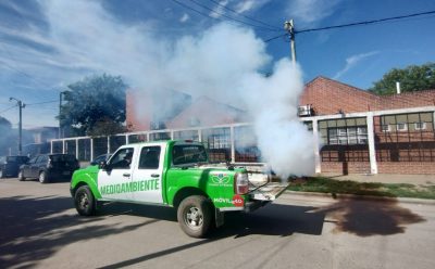 NUEVAS TAREAS DE FUMIGACIÓN EN ESTEBAN ECHEVERRÍA