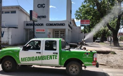 NUEVAS TAREAS DE FUMIGACIÓN EN ESTEBAN ECHEVERRÍA