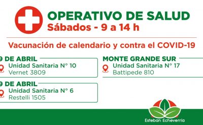 OPERATIVOS GRATUITOS DE VACUNACIÓN