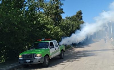 EL MUNICIPIO DE ESTEBAN ECHEVERRÍA REALIZÓ NUEVOS TRABAJOS DE FUMIGACIÓN