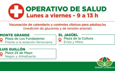 OPERATIVOS GRATUITOS DE VACUNACIÓN Y CONTROLES CLÍNICOS