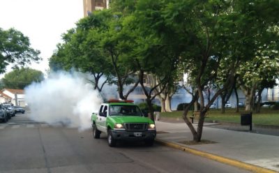 AVANZAN LAS TAREAS DE FUMIGACIÓN EN ESTEBAN ECHEVERRÍA