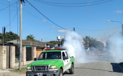AVANZAN LOS TRABAJOS DE FUMIGACIÓN EN EL DISTRITO