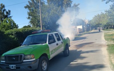EL MUNICIPIO CONTINÚA CON LOS OPERATIVOS DE FUMIGACIÓN EN EL DISTRITO