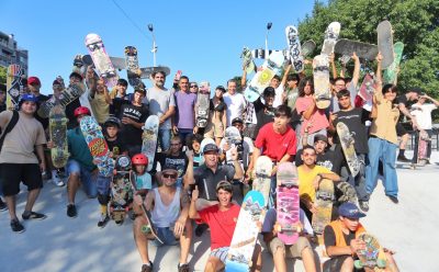 FERNANDO GRAY INAUGURÓ EL SKATEPARK DE LA PLAZA ARÁOZ ALFARO DE MONTE GRANDE