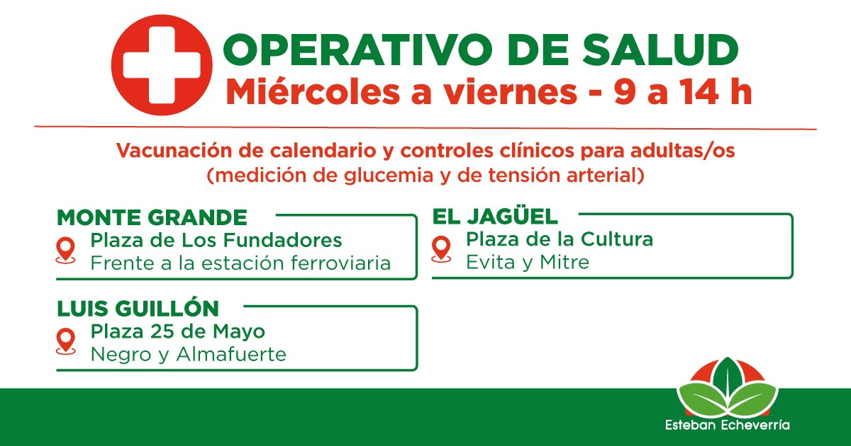 AVANZAN LOS OPERATIVOS GRATUITOS DE VACUNACIÓN Y CONTROLES CLÍNICOS
