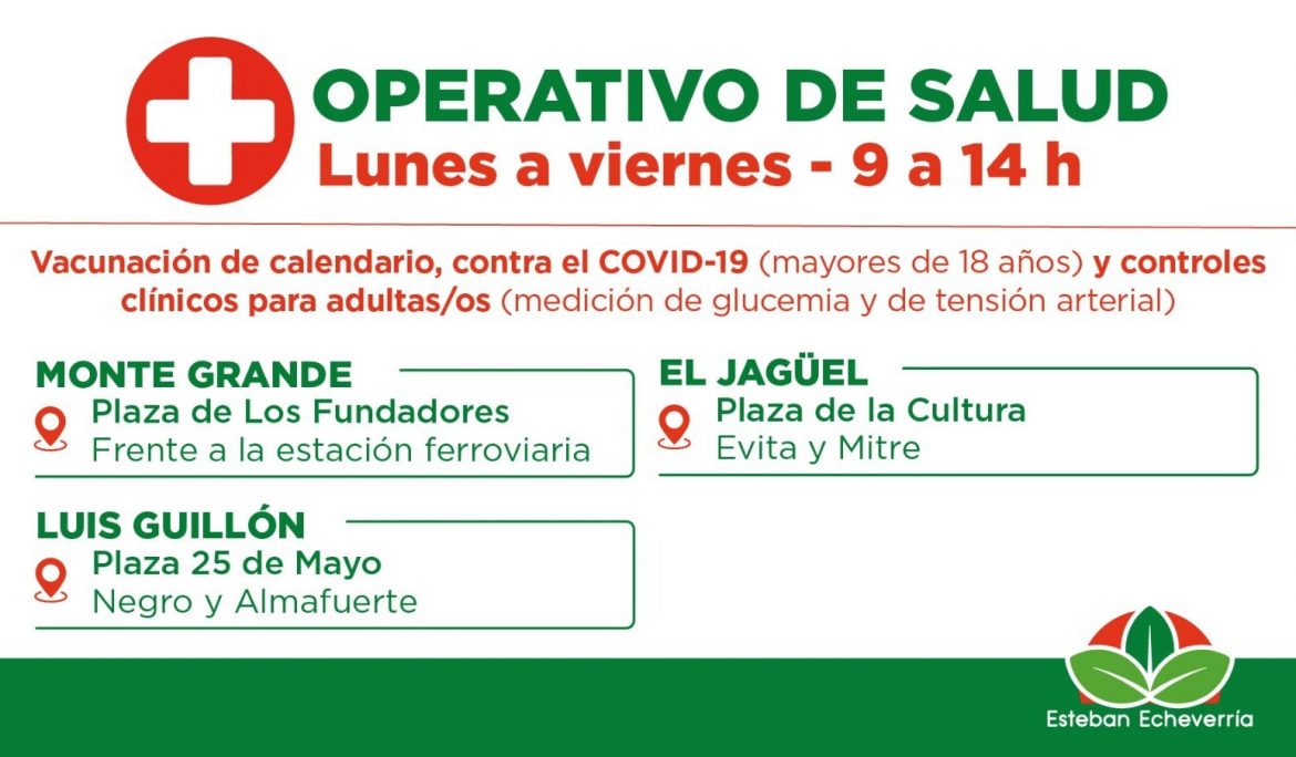 AVANZAN LOS OPERATIVOS GRATUITOS DE VACUNACIÓN Y CONTROLES CLÍNICOS