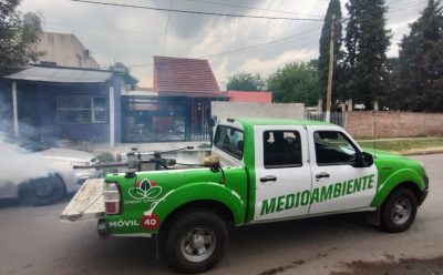 AVANZAN LAS TAREAS DE FUMIGACIÓN EN EL DISTRITO