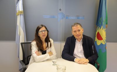FERNANDO GRAY SE REUNIÓ CON LA MINISTRA SILVINA BATAKIS PARA AVANZAR CON LA CONSTRUCCIÓN DE VIVIENDAS EN EL DISTRITO
