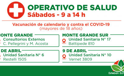 EL MUNICIPIO REALIZARÁ UN NUEVO OPERATIVO DE VACUNACIÓN EN EL DISTRITO