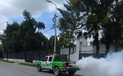 AVANZAN LOS TRABAJOS DE FUMIGACIÓN EN ESTEBAN ECHEVERRÍA