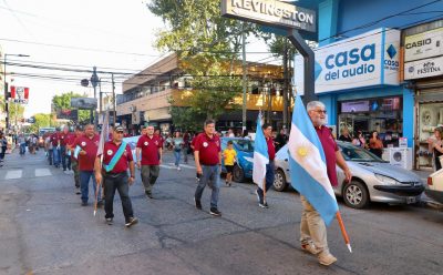 COMENZÓ LA SEMANA DE MALVINAS CON EL TRADICIONAL DESFILE DEL CENTRO DE VETERANOS DE GUERRA DE ESTEBAN ECHEVERRÍA