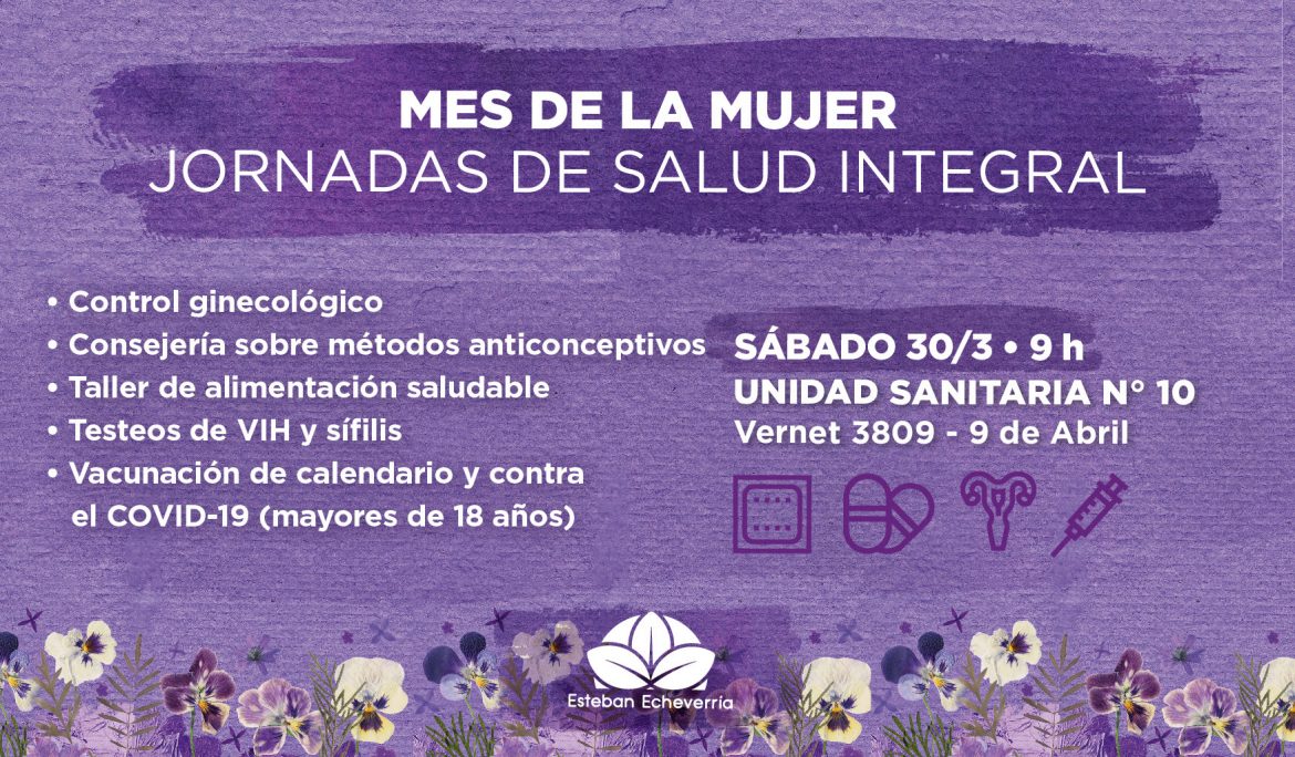 CONTINÚAN LAS JORNADAS DE SALUD INTEGRAL EN EL MES DE LA MUJER