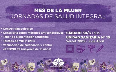 CONTINÚAN LAS JORNADAS DE SALUD INTEGRAL EN EL MES DE LA MUJER