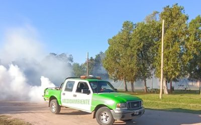 OPERATIVO DE FUMIGACIÓN EN ESTEBAN ECHEVERRÍA
