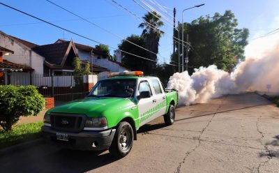 CONTINÚAN LOS OPERATIVOS DE FUMIGACIÓN EN ESTEBAN ECHEVERRÍA