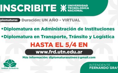 INSCRIPCIÓN A LAS DIPLOMATURAS DE LA UTN