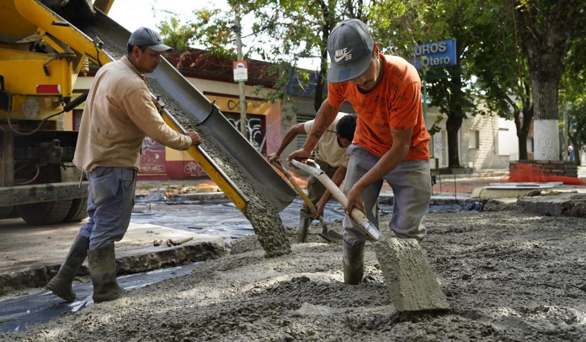 AVANZAN LAS OBRAS DE BACHEO EN HORMIGÓN